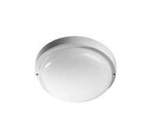 Круглый накладной (LED) светильник ЖКХ ДПБ Jazzway PBH-PC2-RA 12W 4000K IP65 12Вт 155х50 мм (1035660) Белый