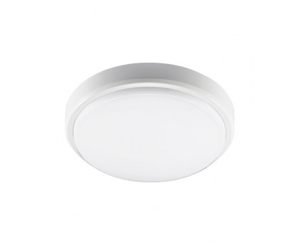 Круглый накладной (LED) светильник ЖКХ ДПБ Jazzway PBH-PC2-RS 12w 4000K WHITE IP65 SENSOR 12Вт 155х50 мм (2850584A) с микроволновым датчиком движения