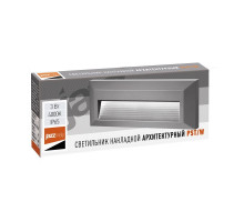 Накладной светодиодный (LED) светильник для ступеней Jazzway PST/W S230080 3W 4000K GREY IP65 (5005594) Серый