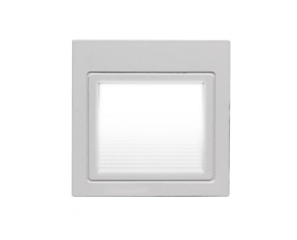 Встраиваемый светодиодный (LED) светильник для ступеней Jazzway PWS/R S8484 3W 4000K White IP20 (5005679) Белый
