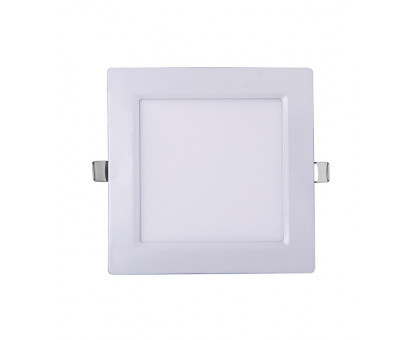 Квадратный встраиваемый светодиодный (LED) светильник 145х145х20 Jazzway PPL-S 9w 6500K WH IP40 (5008281A) Белый
