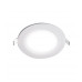 Круглый встраиваемый светодиодный (LED) светильник 120х20 Jazzway PPL-R 6w 4000K IP40 WH (5008465A) Белый