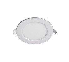 Круглый встраиваемый светодиодный (LED) светильник 120х20 Jazzway PPL-R 6w 6500K IP40 WH (5008489A) Белый