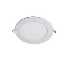 Круглый встраиваемый светодиодный (LED) светильник 145х20 Jazzway PPL-R 9w 4000K IP40 WH (5008502A) Белый