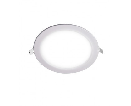 Круглый встраиваемый светодиодный (LED) светильник 170х20 Jazzway PPL-R 12w 4000K IP40 WH (5008540A) Белый