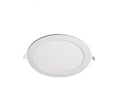 Круглый встраиваемый светодиодный (LED) светильник 190х20 Jazzway PPL-R 15w 4000K IP40 WH (5008588A) Белый