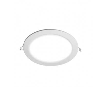 Круглый встраиваемый светодиодный (LED) светильник 190х20 Jazzway PPL-R 15w 4000K IP40 WH (5008588A) Белый