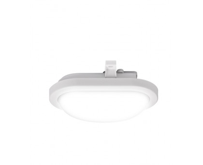 Оваллый накладной (LED) светильник ЖКХ ДПБ Jazzway PBH-PC3-OA 8W 4000K WHITE IP65 8Вт 170х116х74 мм (5009257) Белый