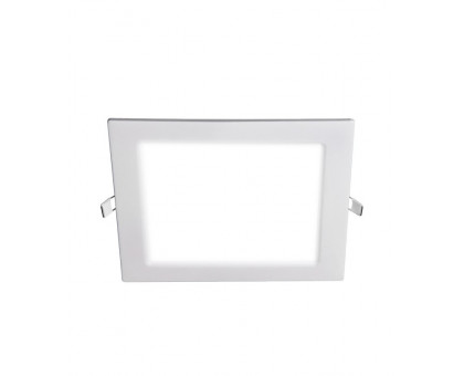 Квадратный встраиваемый светодиодный (LED) светильник 225х225х20 Jazzway PPL-S 18w 4000K WH IP40 (5009745A) Белый