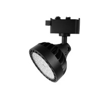 Трековый однофазный светодиодный (LED) светильник Jazzway PTR 1125 25w 4000K 24° BL IP40 25Вт 95,5х84х87 мм (5017320) Чёрный