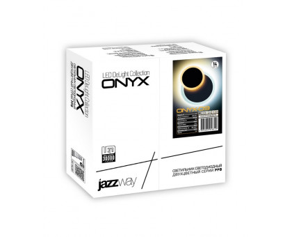 Декоративный светодиодный (LED) светильник Jazzway PPB Onyx-09 14w 3000/6500K IP40 185х185х55 мм (5018310) с регулировкой цвета свечения