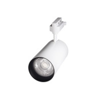 Трековый однофазный светодиодный (LED) светильник Jazzway PTR 0740 40w 3000K 24° WH IP40 40Вт 86х180х136 мм (5018662) Белый