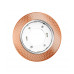 Круглый встраиваемый светильник под лампу GX53 Jazzway PGX53d MG11- Gold IP20 120х25 мм (5020030) Розовое золото