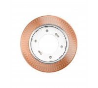 Круглый встраиваемый светильник под лампу GX53 Jazzway PGX53d MG12- Gold IP20 120х25 мм (5020078) Розовое золото