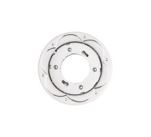 Круглый встраиваемый светильник под лампу GX53 Jazzway РGХ5Зd AL32-WHITE IP20 110х32 мм (5020238) Белый