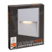 Накладной светодиодный (LED) светильник для ступеней Jazzway PST/W S 120120 3w 4000K White IP65 (5024809) Белый