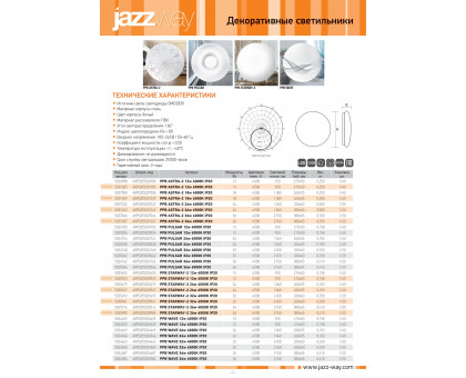 Декоративный светодиодный (LED) светильник Jazzway PPB STARWAY-2 12w 4000K IP20 215х50 мм (5025455)