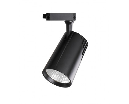 Трековый однофазный светодиодный (LED) светильник Jazzway PTR 1725 25w 4000K 24° BL IP40 25Вт 77х185 мм (5026124) Чёрный