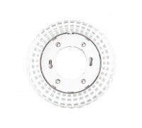 Круглый встраиваемый светильник под лампу GX53 Jazzway PGX53d ER43-Epoxy IP20 120х25 мм (5026308) Белый
