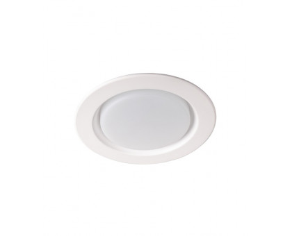 Круглый встраиваемый (LED) светильник Downlight 138х31 Jazzway PLED DL5 12w 4000K WH IP40 плоский (5026421A) Белый