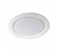 Круглый встраиваемый (LED) светильник Downlight 215х37 Jazzway PLED DL5 24w 4000K WH IP40 плоский (5026506A) Белый