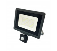 Светодиодный (LED) прожектор Jazzway PFL-C3 SENSOR 50w 6500K IP65 50 Вт Дневной белый свет с датчиком движения (5026940)