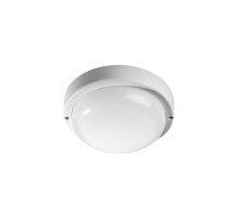 Круглый накладной (LED) светильник ЖКХ ДПБ Jazzway PBH-PC2-RA 8W 6500K WHITE IP65 8Вт 155х50 мм (5032262) Белый