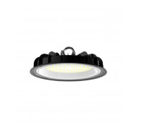 Подвесной промышленный светодиодный (LED) светильник HIGHBAY 250х48х85 Jazzway PHB UFO 03 100w 5000K 120° IP65 100Вт (5034570) для высоких пролетов