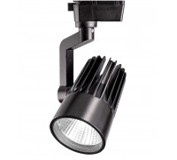 Трековый однофазный светодиодный (LED) светильник Jazzway PTR 0130-2 30w 3000K 24° BL IP40 30Вт 80х122х220 мм (5035195) Чёрный