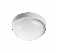 Круглый накладной (LED) светильник ЖКХ ДПБ FAZA ДПО-1034 12w 4000K IP54 12Вт 155х50 мм (5035959) с оптико-акустическим датчиком движения