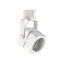 Трековый однофазный светильник под лампу MR16 с цоколем GU10 Jazzway PTR 24 GU10 WH 230V IP20 60х95х140 мм (5037892) Белый