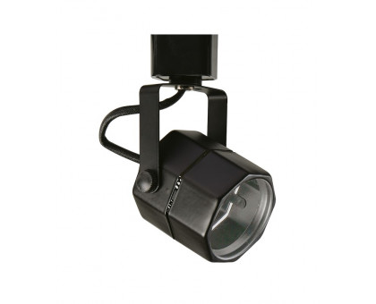 Трековый однофазный светильник под лампу MR16 с цоколем GU10 Jazzway PTR 25 GU10 BL 230V IP20 60х95х140 мм (5037939) Черный