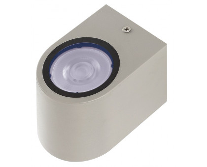 Накладной фасадный светильник под лампу с цоколем GU10 Jazzway PDL-R 72080 GU10-1 GR 230V IP65 (5039933) Серый
