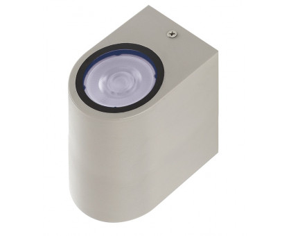 Накладной фасадный светильник под лампу с цоколем GU10 Jazzway PDL-R 72150 GU10-2 GR 230V IP65 (5039995) Серый