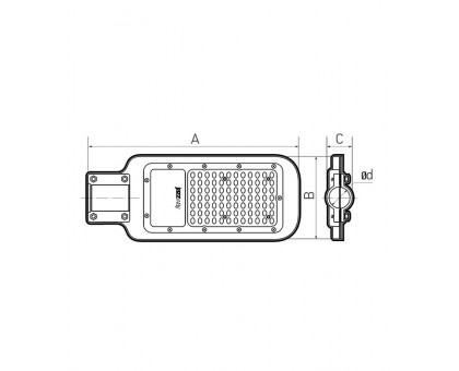 Консольный уличный светодиодный (LED) светильник Jazzway PSL 07 30w 5000K GR IP65 30Вт (5041035) Дневной белый свет