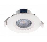 Круглый встраиваемый (LED) светильник даунлайт 90х39 Jazzway PSP-RF 9039 7W 4000K 38° (5004528) Белый