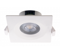 Круглый встраиваемый (LED) светильник даунлайт 90х90х39 Jazzway PSP-SF 9039 7W 4000K 38° (5004566) Белый