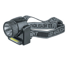 Налобный светодиодный (LED) фонарь Navigator NPT-H20-ACCU IPX4 с аккумулятором 500мАч (14486) 2 режима работы
