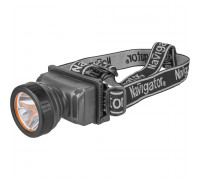 Налобный светодиодный (LED) фонарь Navigator NPT-H10-ACCU IP54 с аккумулятором 1800мАч (61284) 2 режима работы