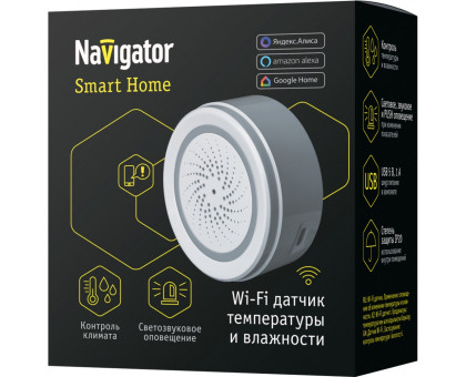 Умный датчик температуры и влажности NSH-SNR-TH01-WiFi