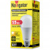 Светодиодная (LED) лампа Navigator NLL-A60-15-230-2.7K-E27 15Вт Е27 Груша (61200) Теплый белый свет
