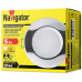 Круглый встраиваемый (LED) светильник даунлайт 83х58 Navigator NDL-P2-5W-830-CH-LED 5Вт 3000К IP44 (71366) Хром