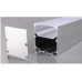 Подвесной алюминиевый профиль VIASVET 2000х35х67 мм аннодированный серебрянный (SP300)